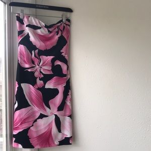 Cache XS Plumeria Print Dress
